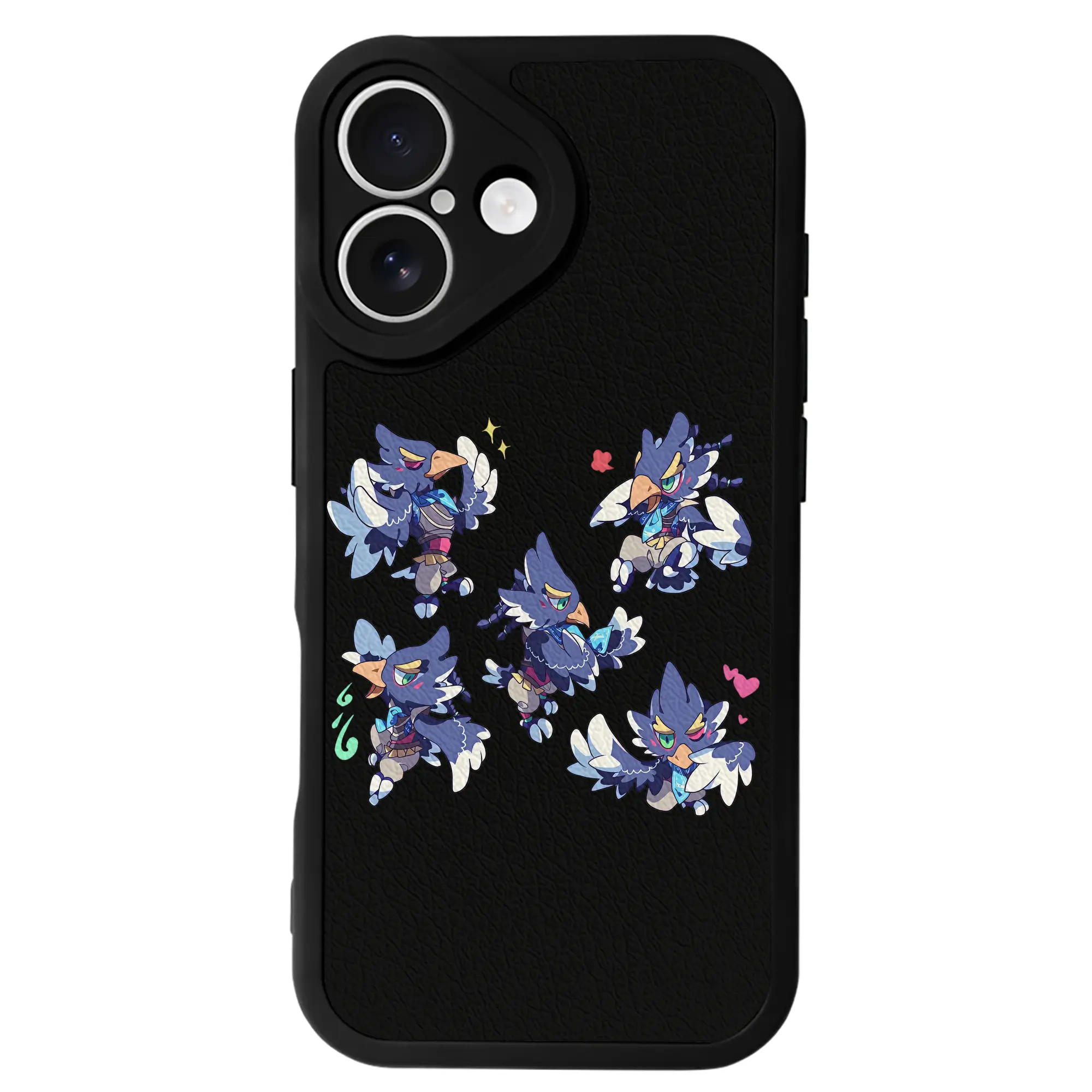 ゼルダの伝説 グッズ,Revali - IPhone 16シリーズ対応 ・ シリコンスマホケース ・ レザー調 ・ 高精度フィット ・ 耐衝撃 ・ ワイヤレス充電対応 ・ 精密カット